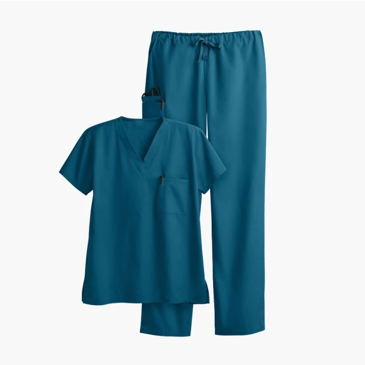 yellow medical scrubs